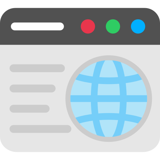 webbrowser Generic Flat icoon