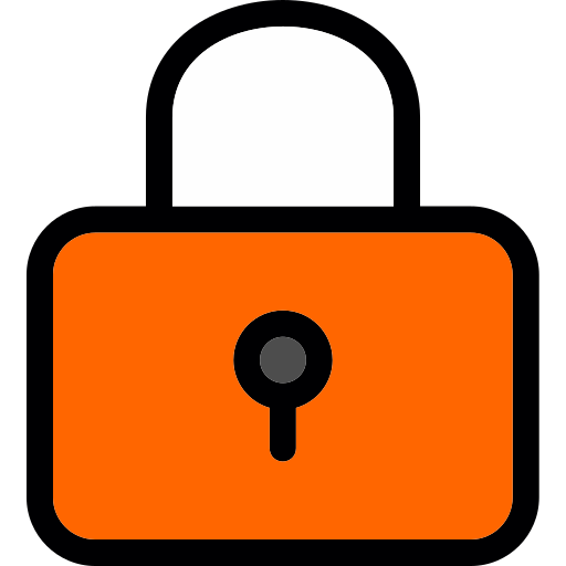 Padlock Generic Outline Color icon