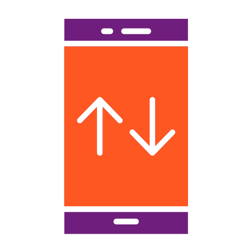 mobiele data Generic Flat icoon