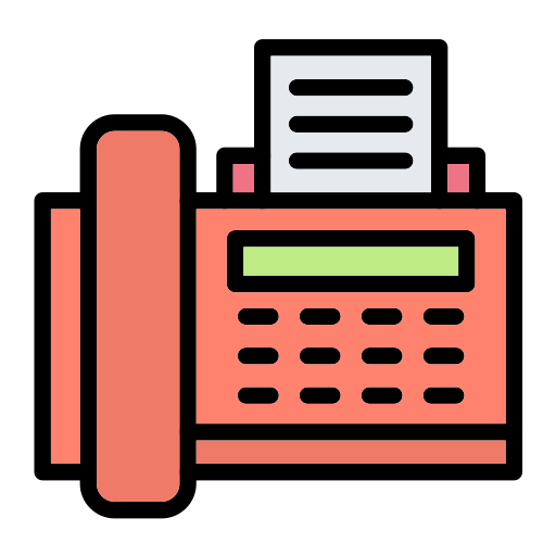 faxgerät Generic Outline Color icon