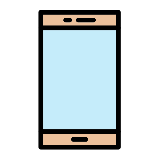 smartphone Generic Outline Color icon