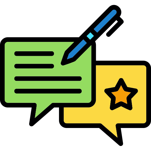 Feedback Generic Outline Color icon