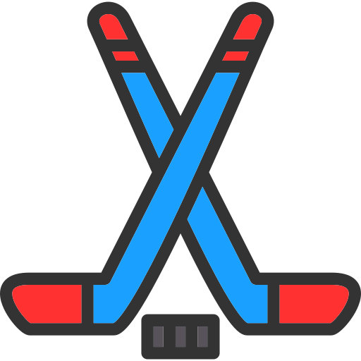 hockey no gelo Generic Outline Color Ícone