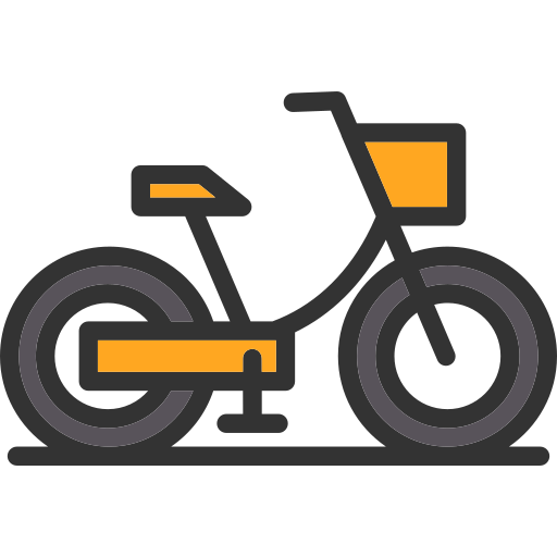 自転車 Generic Outline Color icon