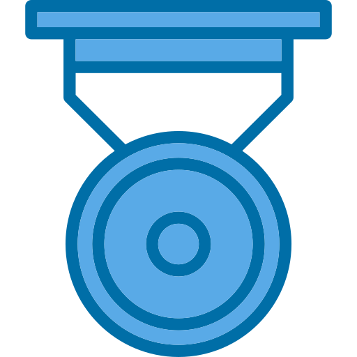 medaglia d'argento Generic Blue icona