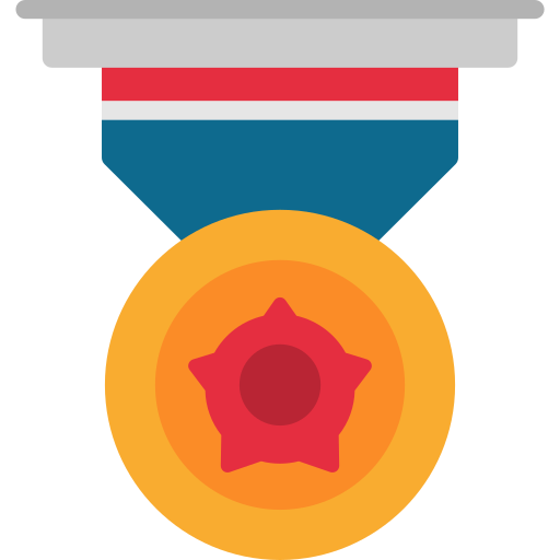 brązowy medal Generic Flat ikona