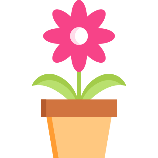 Flower pot SBTS2018 Flat icon