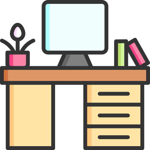 Desk SBTS2018 Lineal Color icon