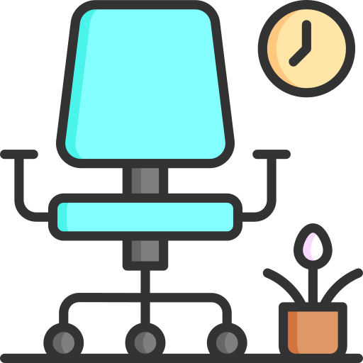 silla de oficina SBTS2018 Lineal Color icono