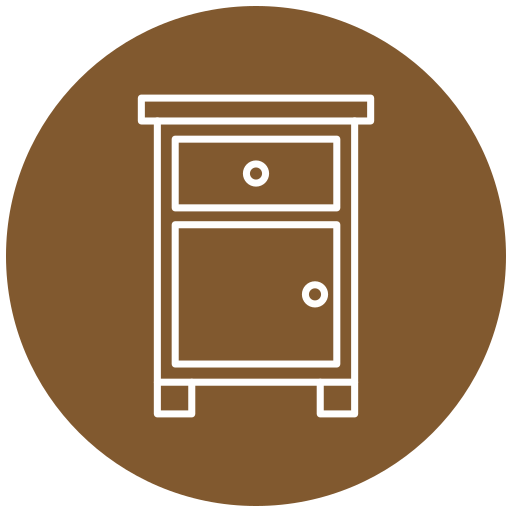 Bedside table Generic Flat icon