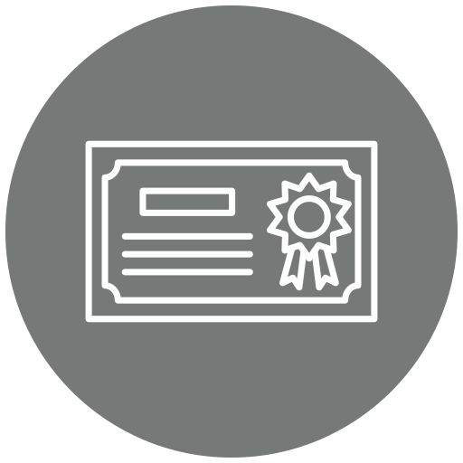 certificado Generic Flat icono