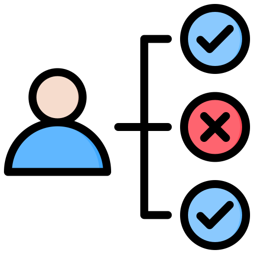 il processo decisionale Generic Outline Color icona