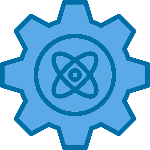 Átomo Generic Blue icono