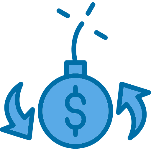 Debt Generic Blue icon