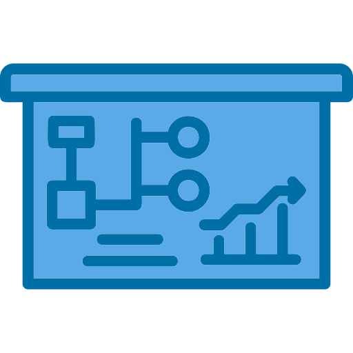 Business plan Generic Blue icon