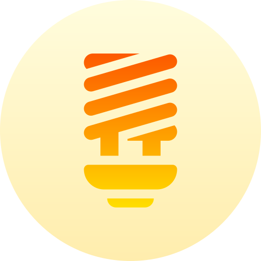 省エネライト Basic Gradient Circular icon