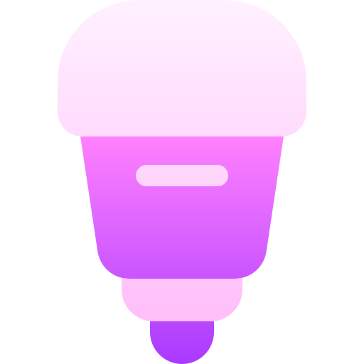 Light bulb Basic Gradient Gradient icon