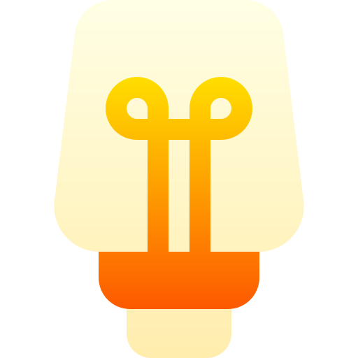 bombilla Basic Gradient Gradient icono
