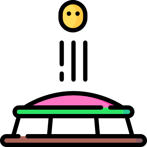 trampolin Special Lineal color icon