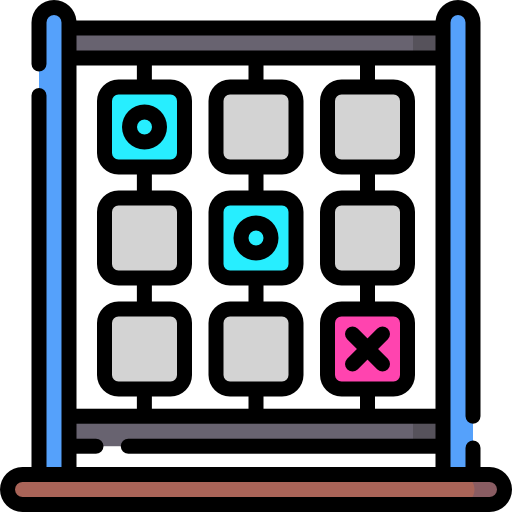 Tic tac toe Special Lineal color icon
