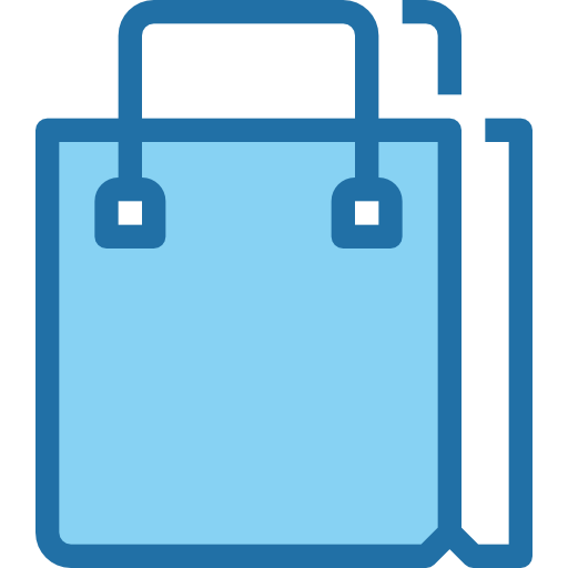 boodschappentassen Accurate Blue icoon