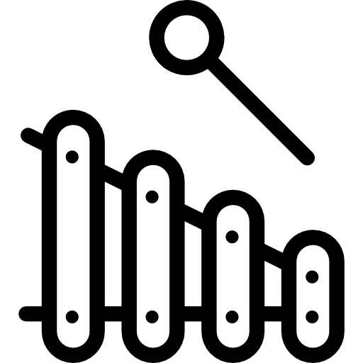 ksylofon Kiranshastry Lineal ikona