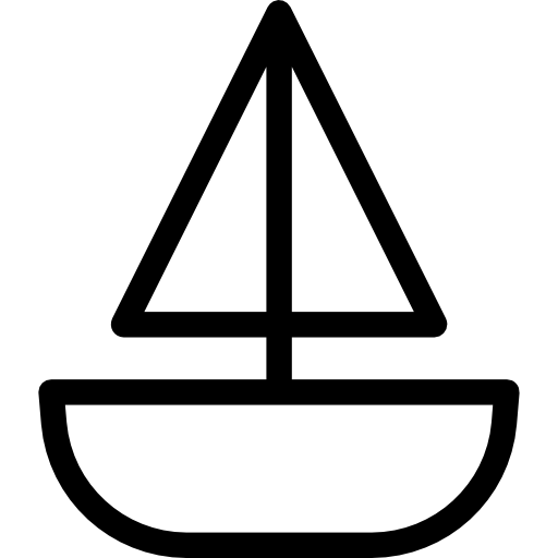Żaglówka Kiranshastry Lineal ikona