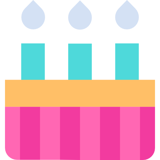 tort urodzinowy Kiranshastry Flat ikona