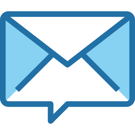 correo electrónico Accurate Blue icono