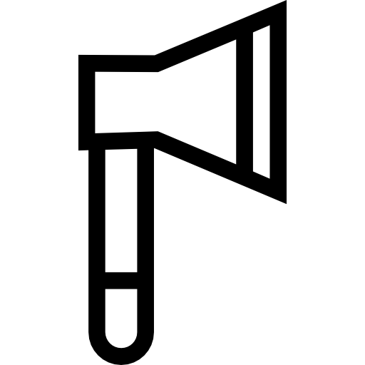 斧 Kiranshastry Lineal icon