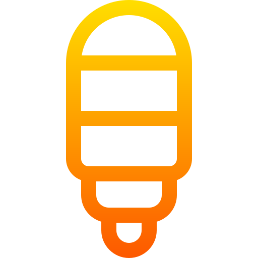 電球 Basic Gradient Lineal color icon