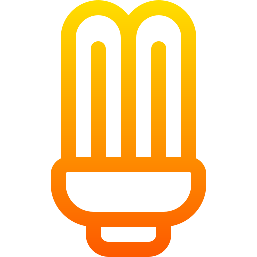 Light bulb Basic Gradient Lineal color icon