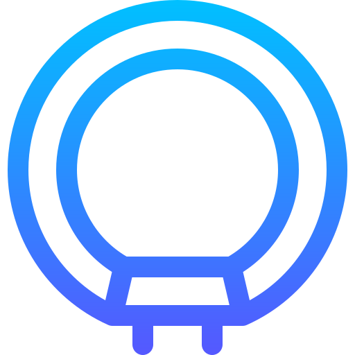 gloeilamp Basic Gradient Lineal color icoon