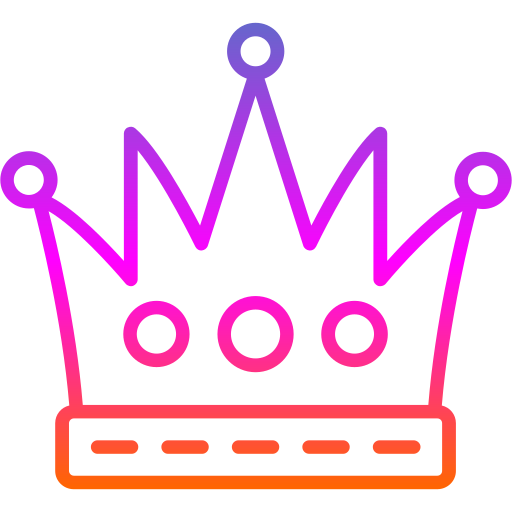 corona del rey Generic Gradient icono