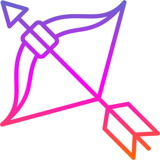 弓と矢 Generic Gradient icon