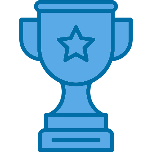 copa de oro Generic Blue icono