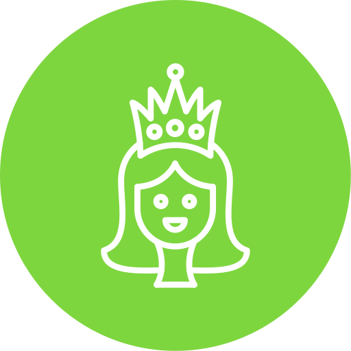 Принцесса Generic Flat иконка