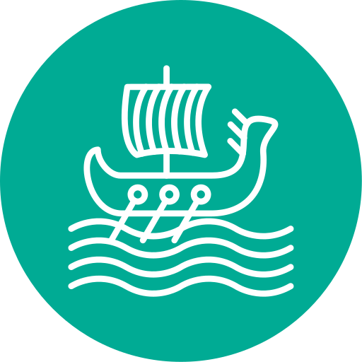 barco vikingo Generic Flat icono