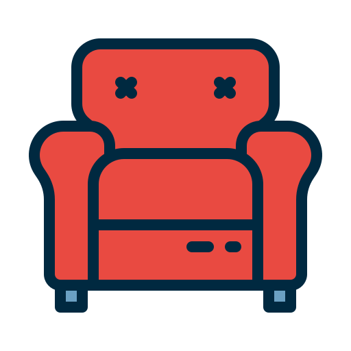 fauteuil Generic Outline Color icoon