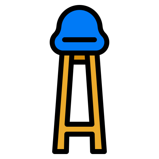 High chair Generic Outline Color icon