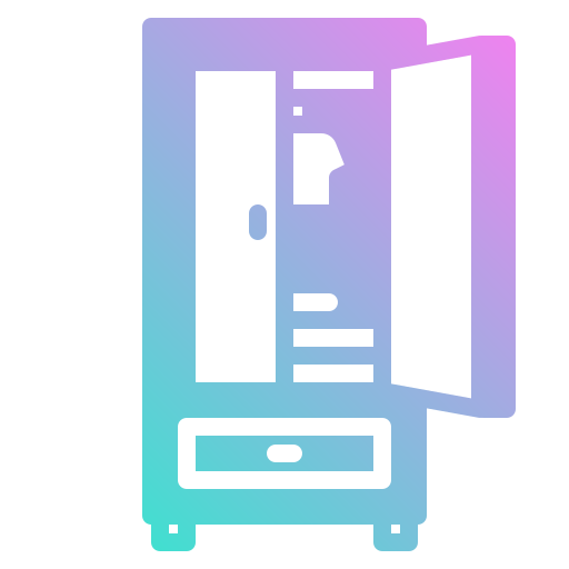 garde-robe Generic Flat Gradient Icône