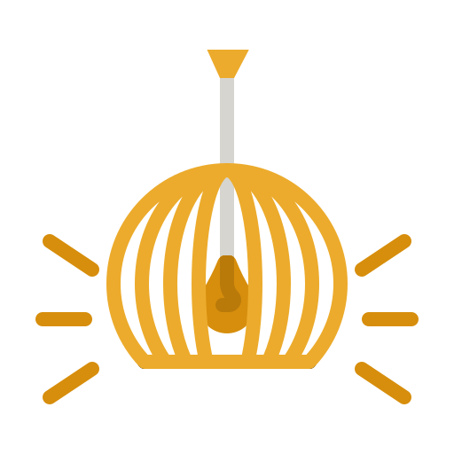 decoración de la lámpara Generic Flat icono