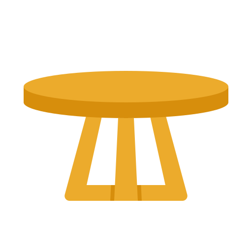 table ronde Generic Flat Icône