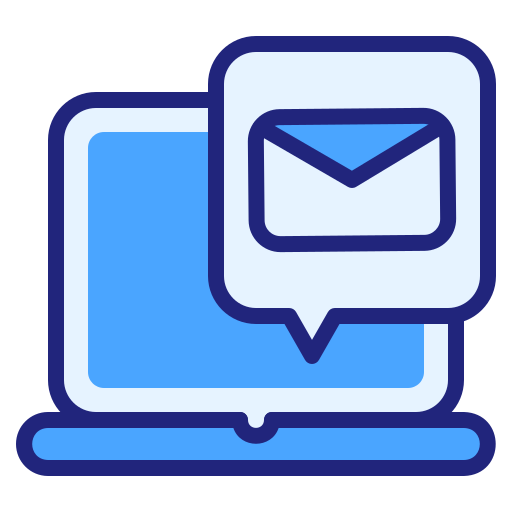 New message Generic Blue icon