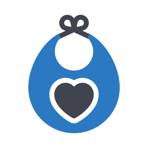 Śliniaczek dla niemowląt Generic Blue ikona