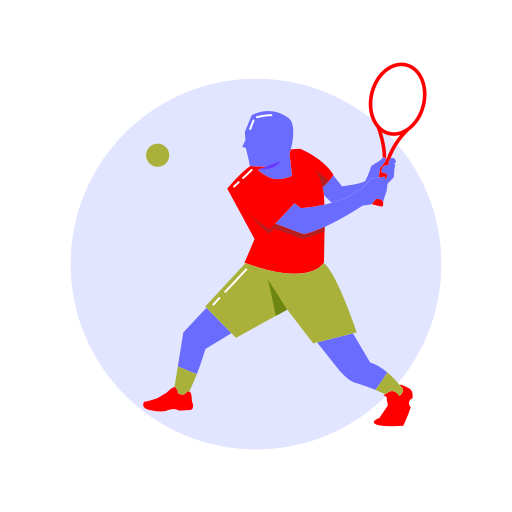 tennis Generic Flat icon