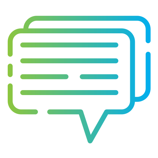 Chat Generic Gradient icon