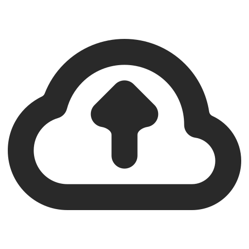 Cloud upload Generic Basic Outline icon