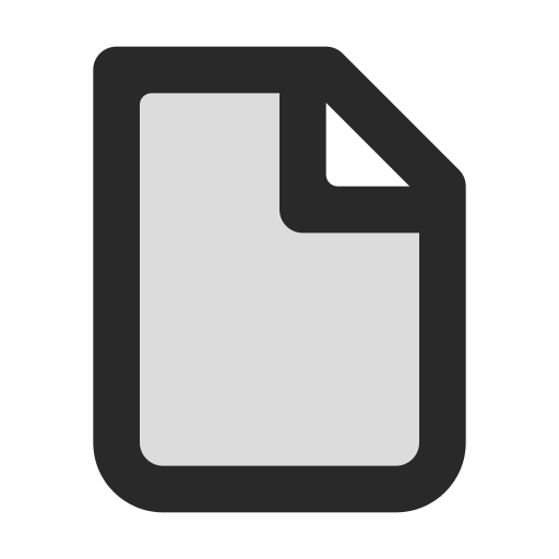 파일 Generic Grey icon