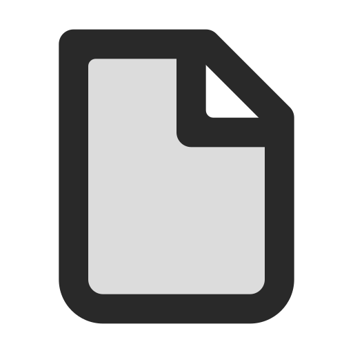 File Generic Grey icon